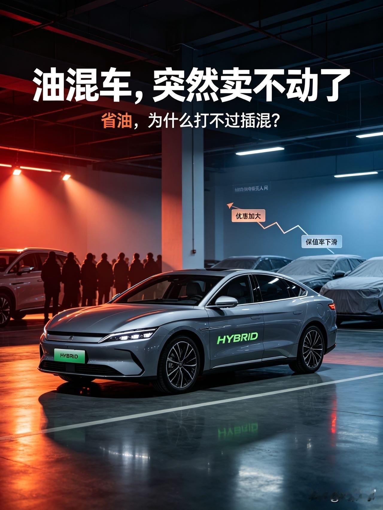 谁能想到，去年还被捧成“买车最优解”的油混车，今年突然就卖不动了。曾经要等车