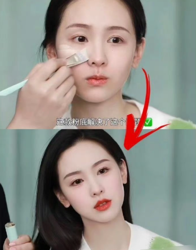 陈都灵素颜竟然比化妆更好看，倒是有点多此一举了​​​