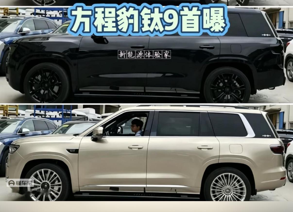 实车黑白双色摆在一起对比，第一眼的冲击力真的太强了。黑武士版本配上全黑轮毂，整车