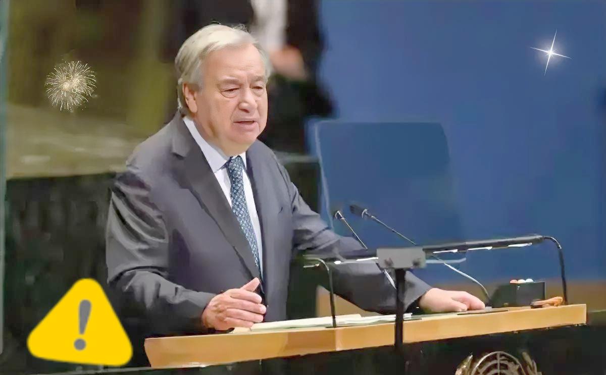 联合国这一嗓子，可是把美日两国的脸都给打肿了。古特雷斯直接掀了桌子：二战源头