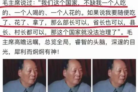 毛主席反腐为何如此彻底，党为什么能保持纯洁？根本的答案，其实就在这句话里。几