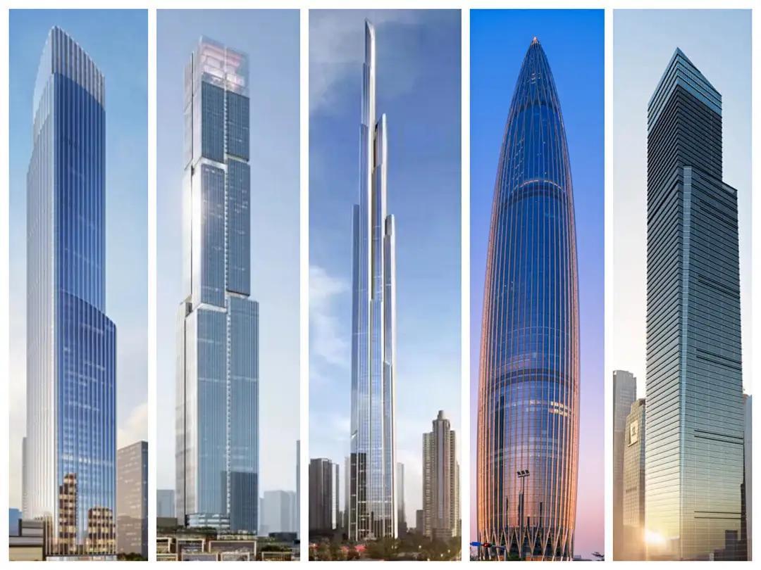华润的五大高楼，一座比一座漂亮，最高的也是在深圳