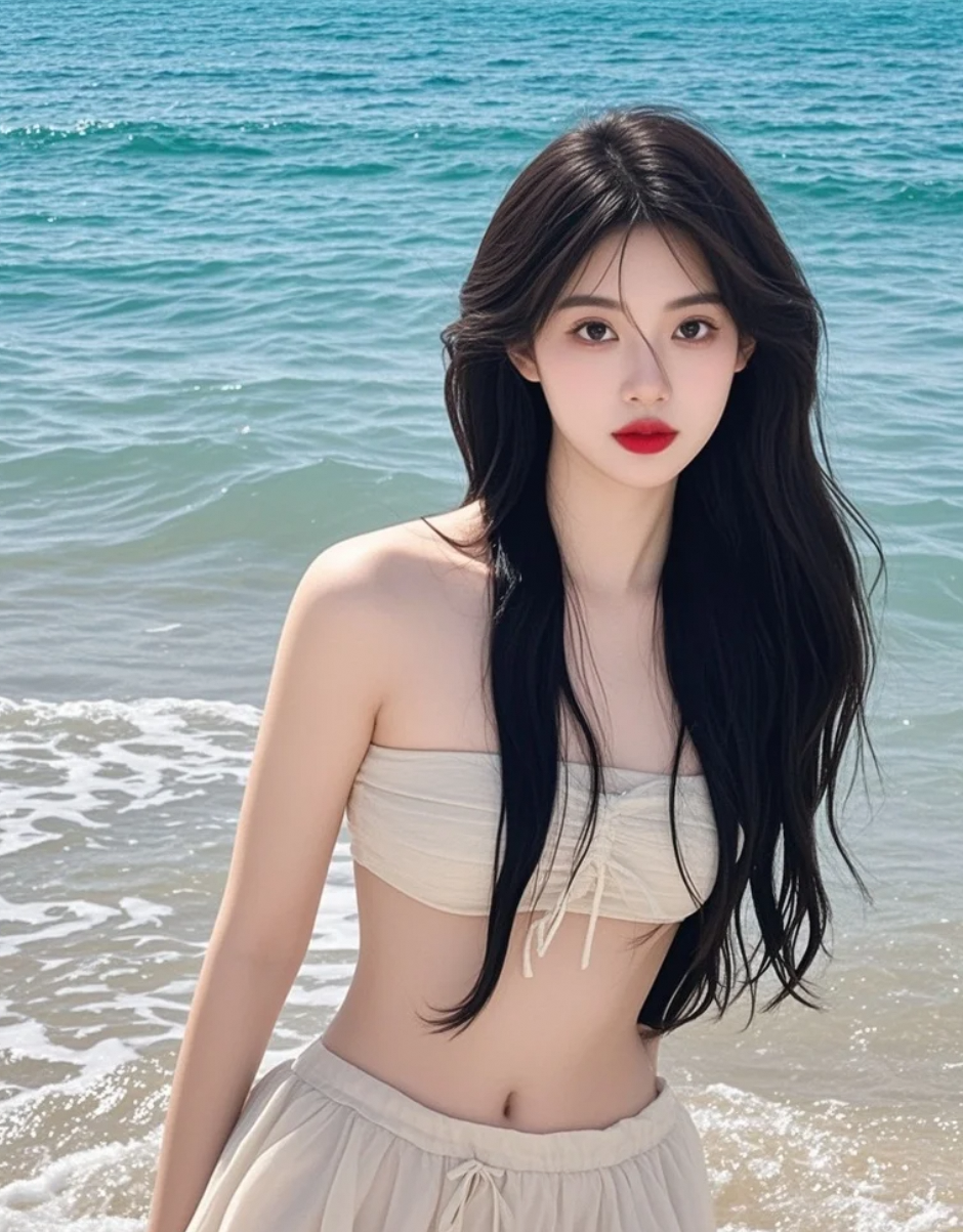 海边比基尼照...你希望我发哪张？🏖️