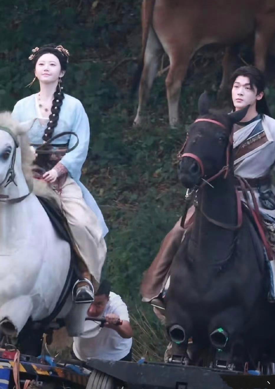 现在的电视剧真是越来越假了，连马都是假的