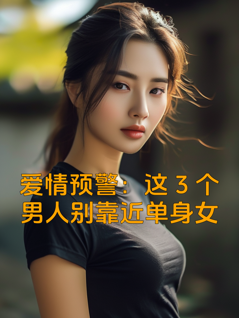 爱情预警：这3个男人别靠近单身女