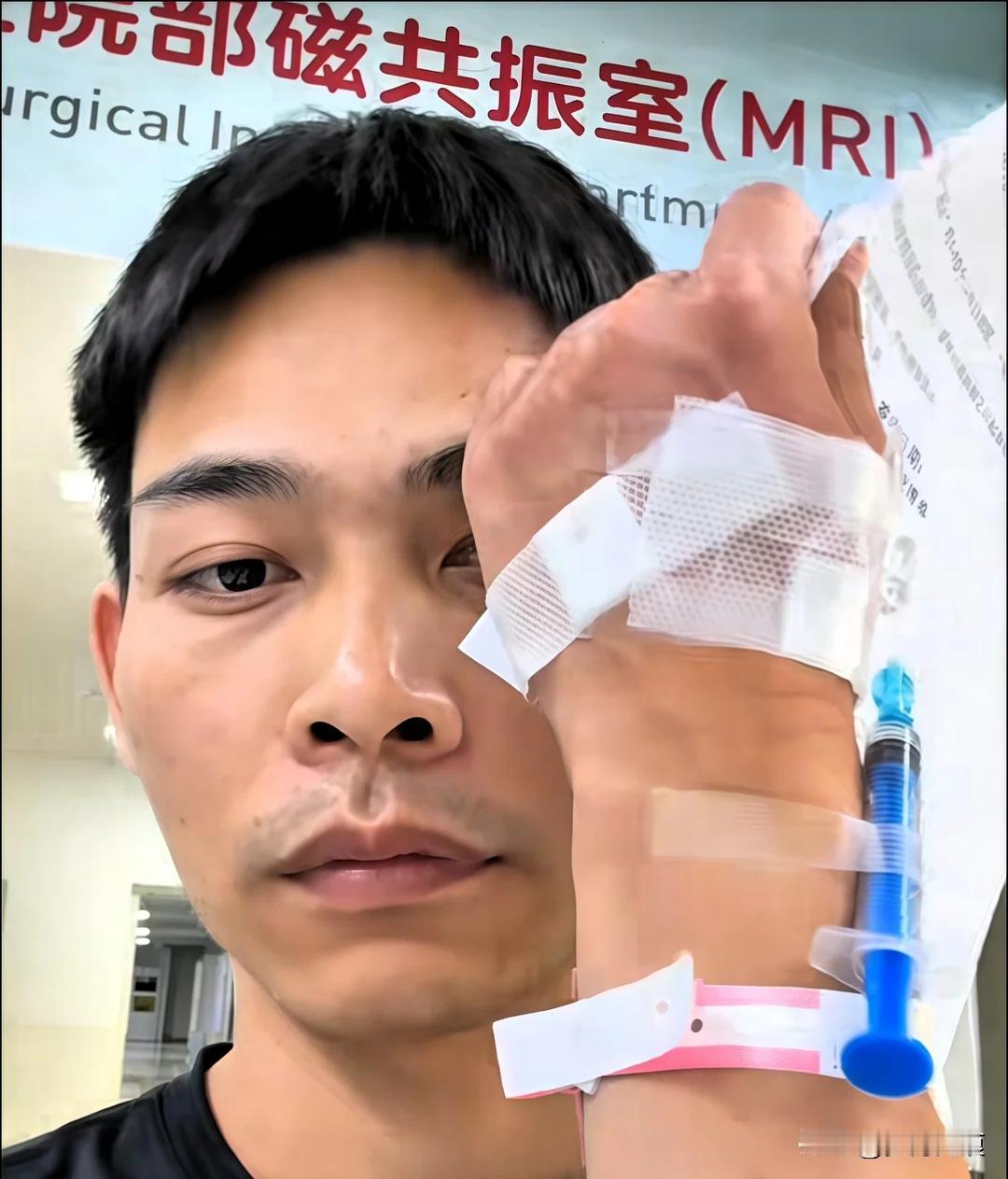 他的大福报应该能救他一命吧？广东佛山。男子是肝癌晚期患者，因化疗难受错过用餐