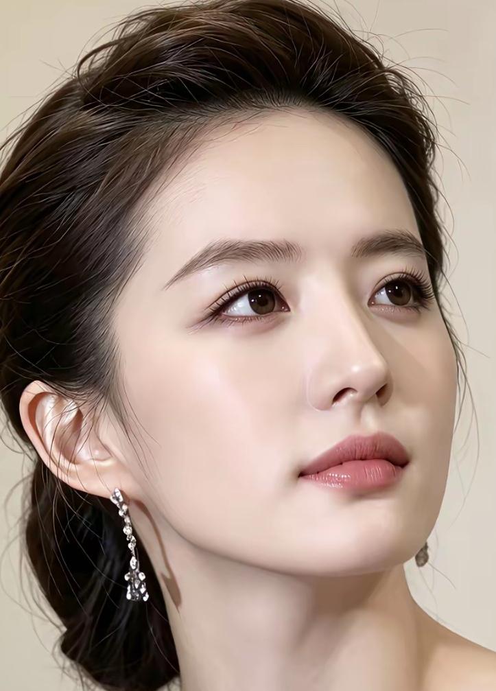 这是刘亦菲还是其妹妹？她五官清冷舒展，自带标志性的神仙姐姐气质，骨相优越，眉眼辨