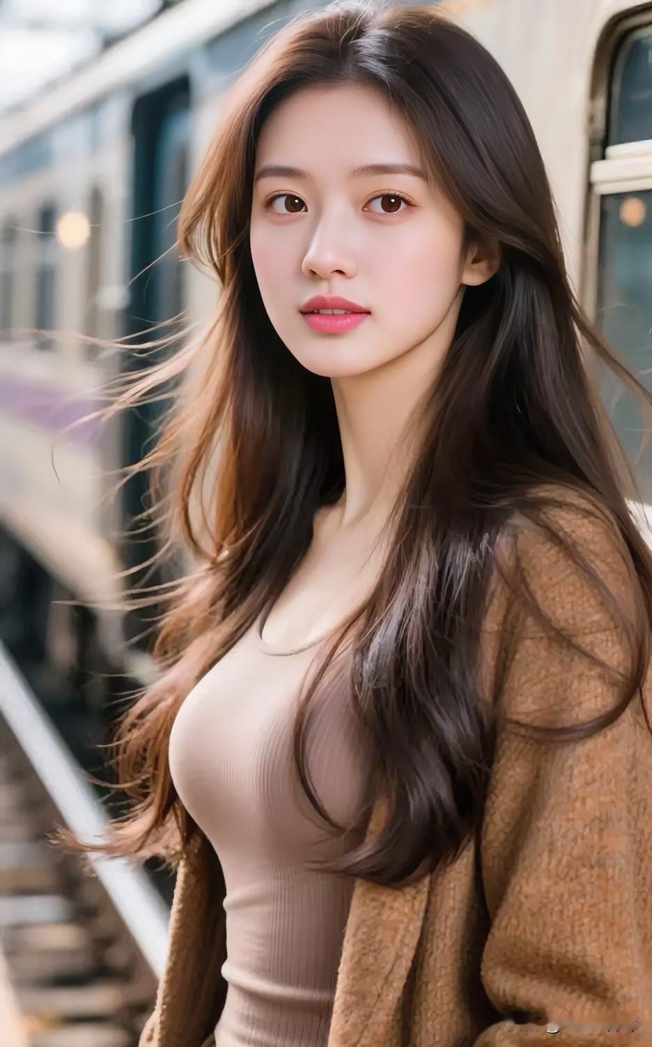 风吹发间，温柔漫过时光。