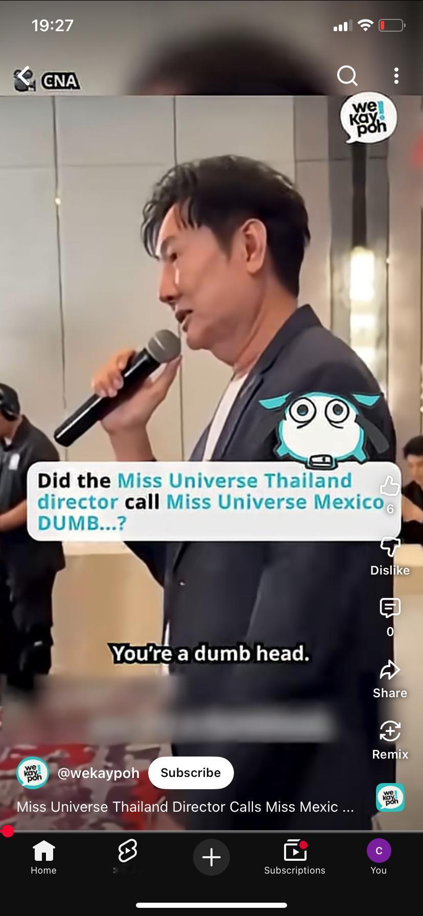 2025在泰国举办的环球小姐，墨西哥小姐被主办方负责人辱骂，引起大部分参赛小姐