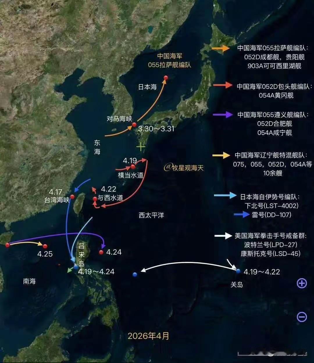 美日菲本来在南海搞了一场七国的军演，结果却变成了八国军演。原来是中国强制加入，这