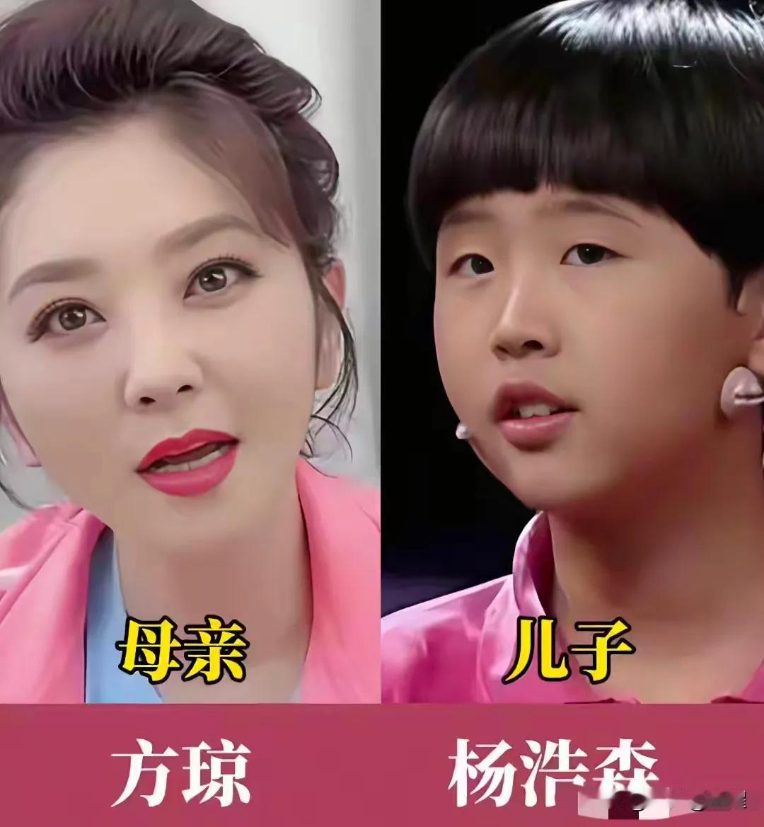 方琼的儿子长得很帅气。朱迅的儿子长得很帅气。董卿的儿子长得很帅气。倪萍儿子