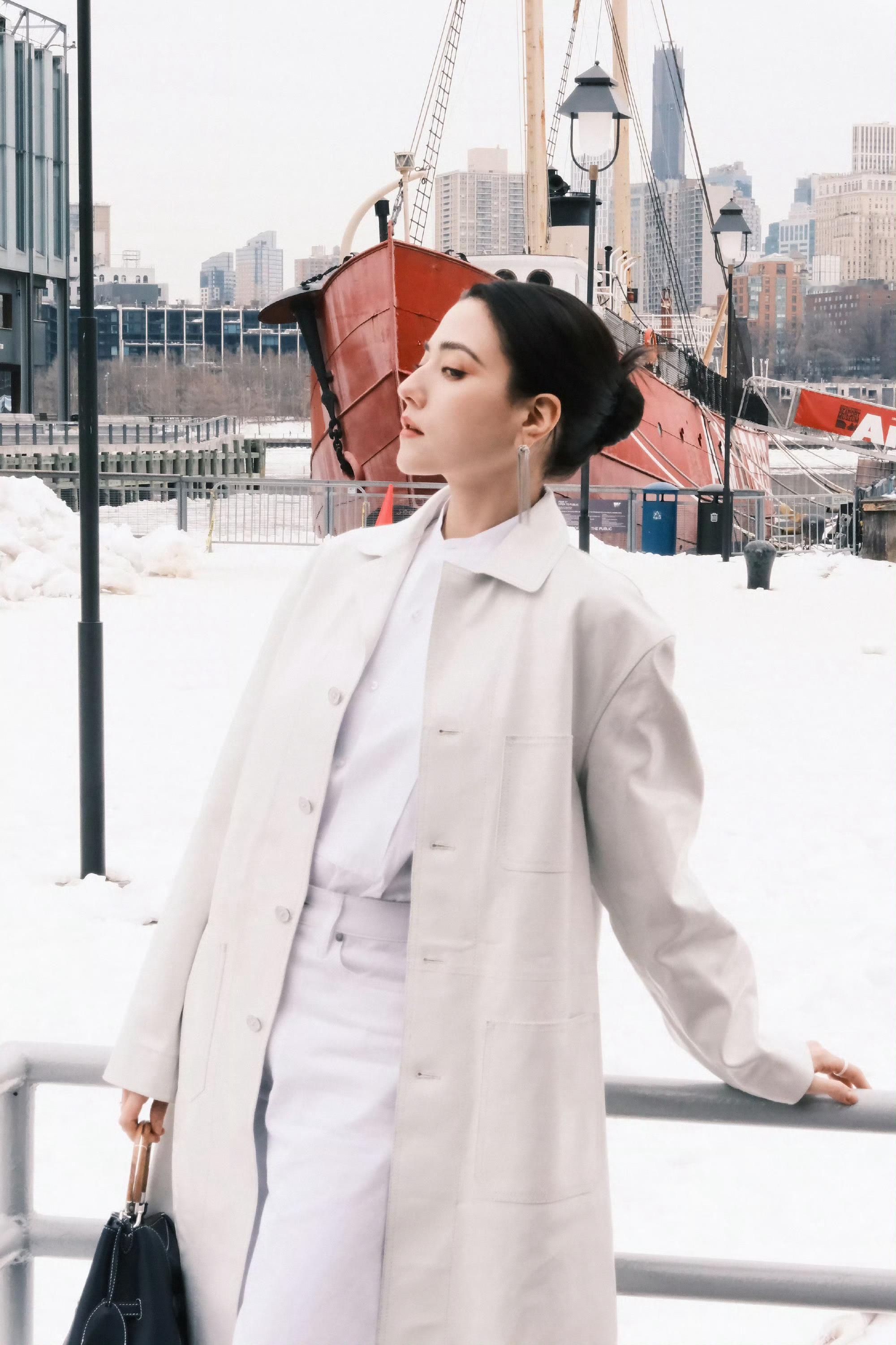 娜然 in Ralph Lauren 纽约时装周拉夫劳伦2026秋季女装大秀26