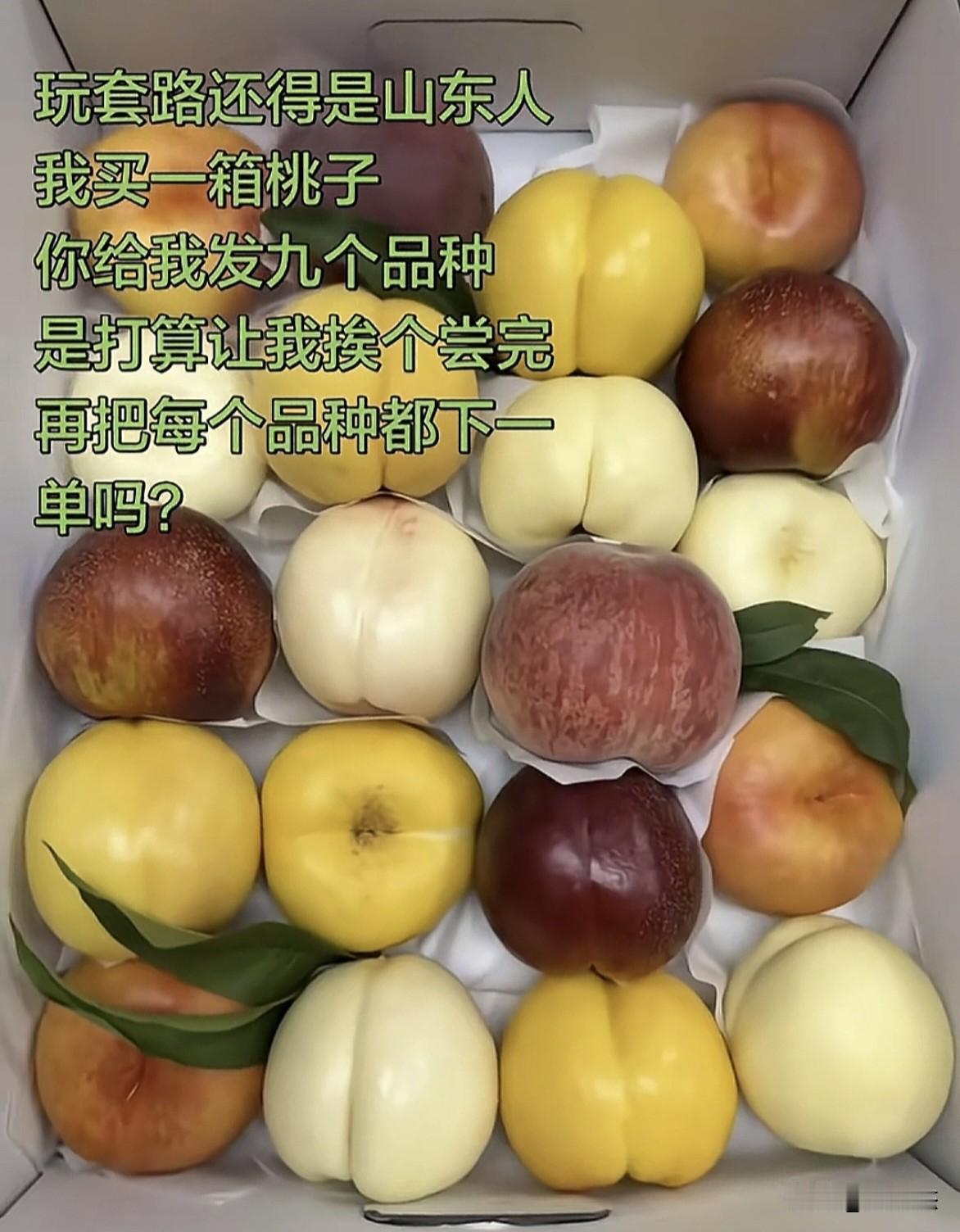 一箱桃子九个品种，做生意思路很重要！