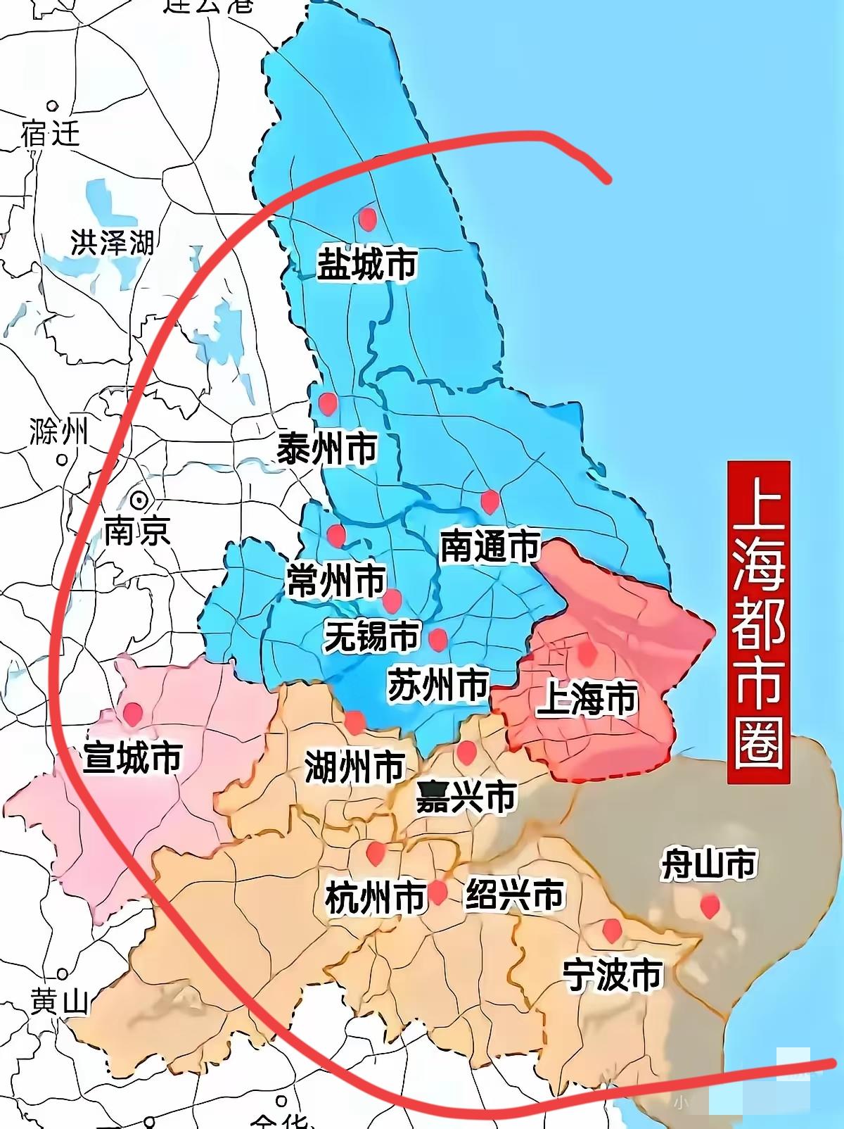 全国唯一以「大」命名的超级都市⭕上海大都市圈封神！