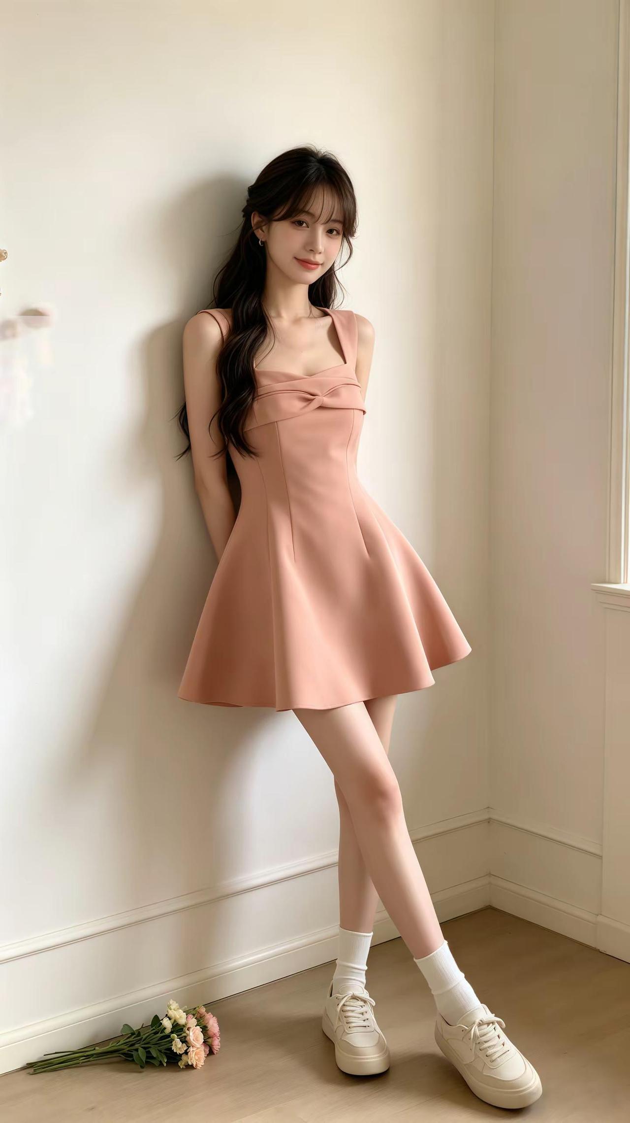 日常穿搭分享小个子显高显瘦穿搭约会穿搭少女感穿搭