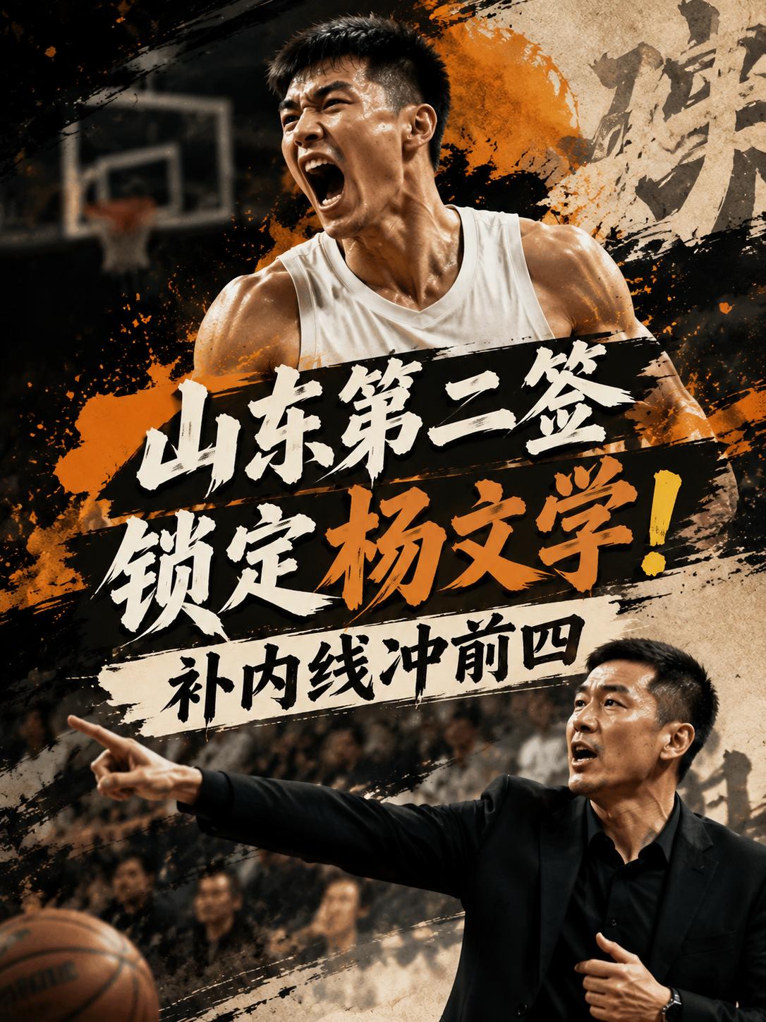 山东队的第二签即将落地，虽然他的整体实力还与胡金秋、阿不都沙拉木这样的顶级内线存