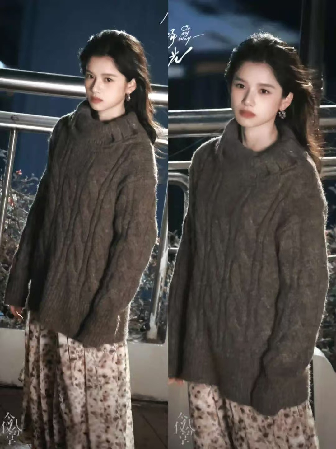周也和张婧仪都穿了豹纹裙😍两大神女！