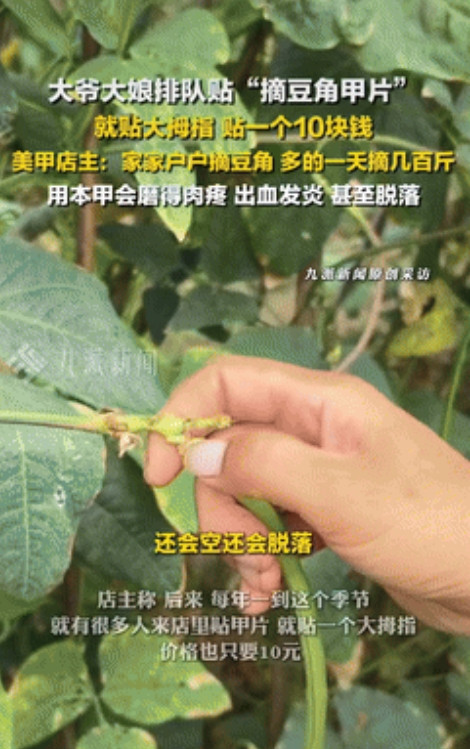 河南一美甲店里大爷大妈排着队贴甲片，本以为他们是为了好看才去贴的，可没想到，他们
