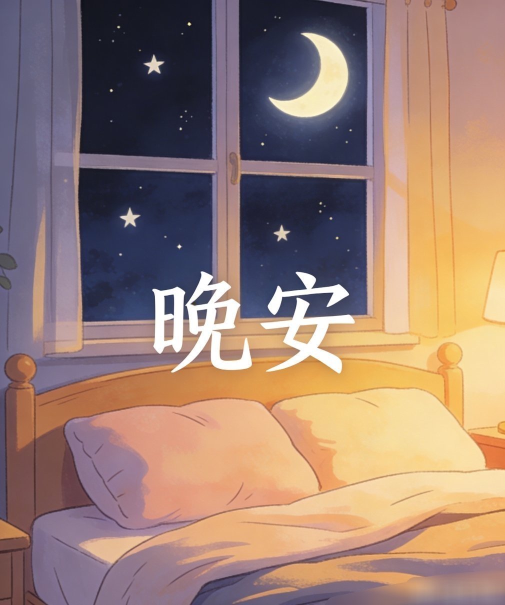 不必追赶月亮，你本身就自带光芒。放下疲惫，安心入睡，明天的好运，正在悄悄向你奔赴