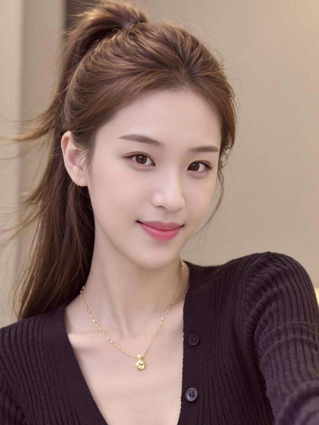 在AI极简自拍的镜头下，每一帧都像是精心雕琢的艺术品。无需繁复的装饰，简单的背景