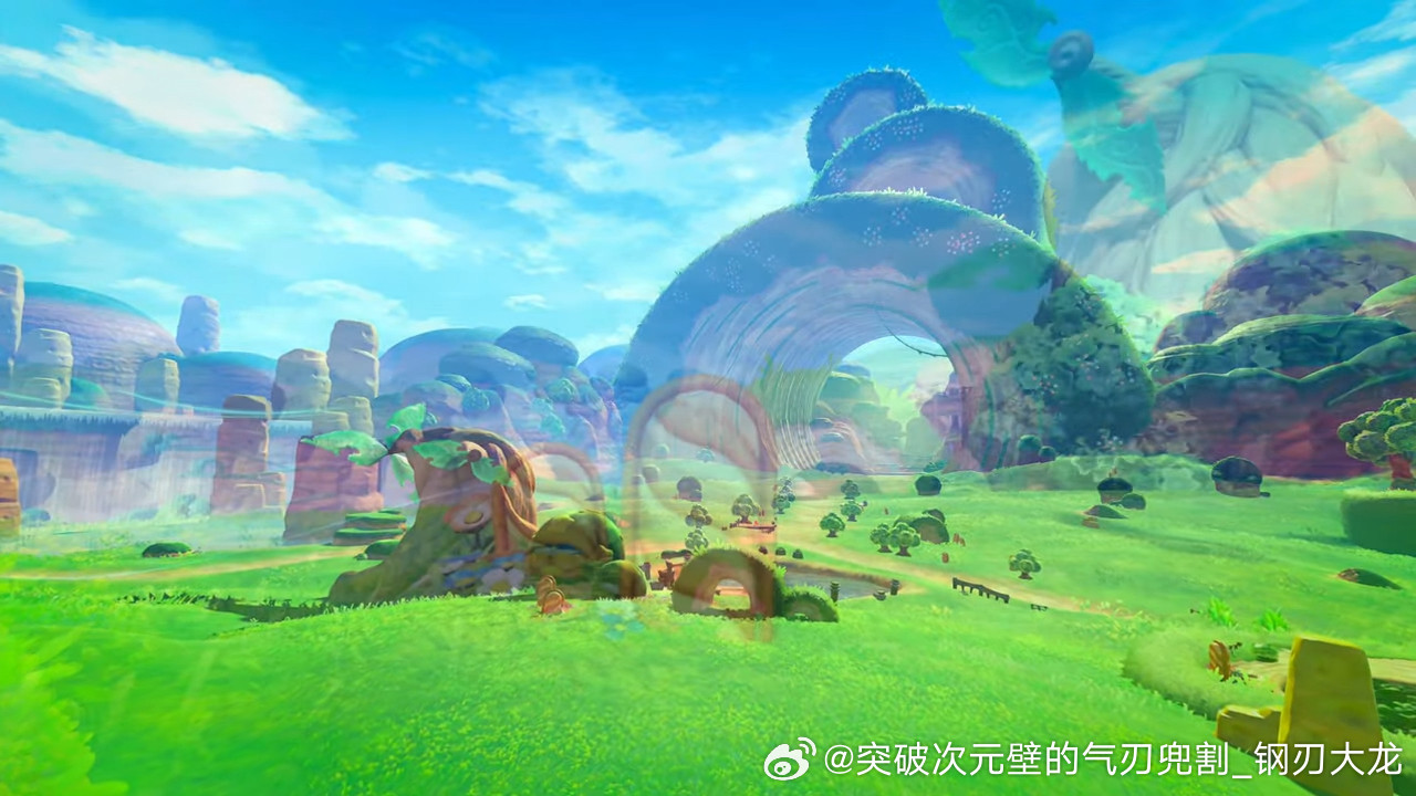 微博游戏任天堂任天堂直面会星之卡比开放世界~！星之卡比跃然世界公布！2