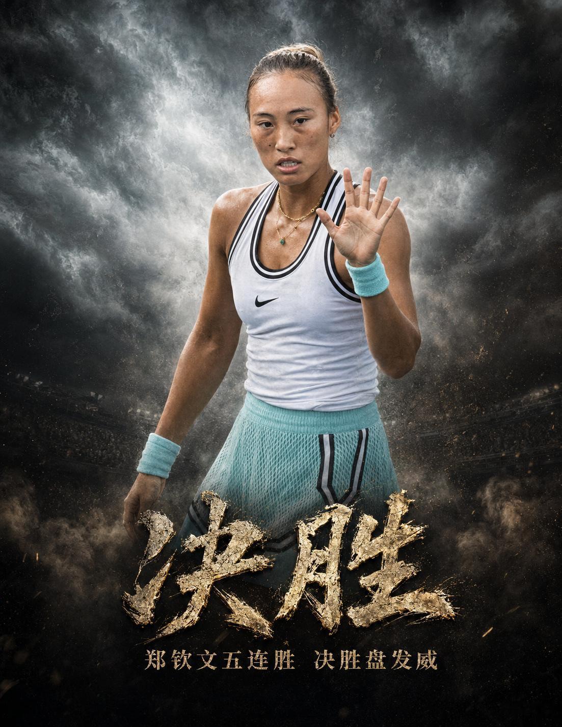 郑钦文晋级美网32强，豪取美网5连胜，决胜盘战神…刚刚，9月4日凌晨，2