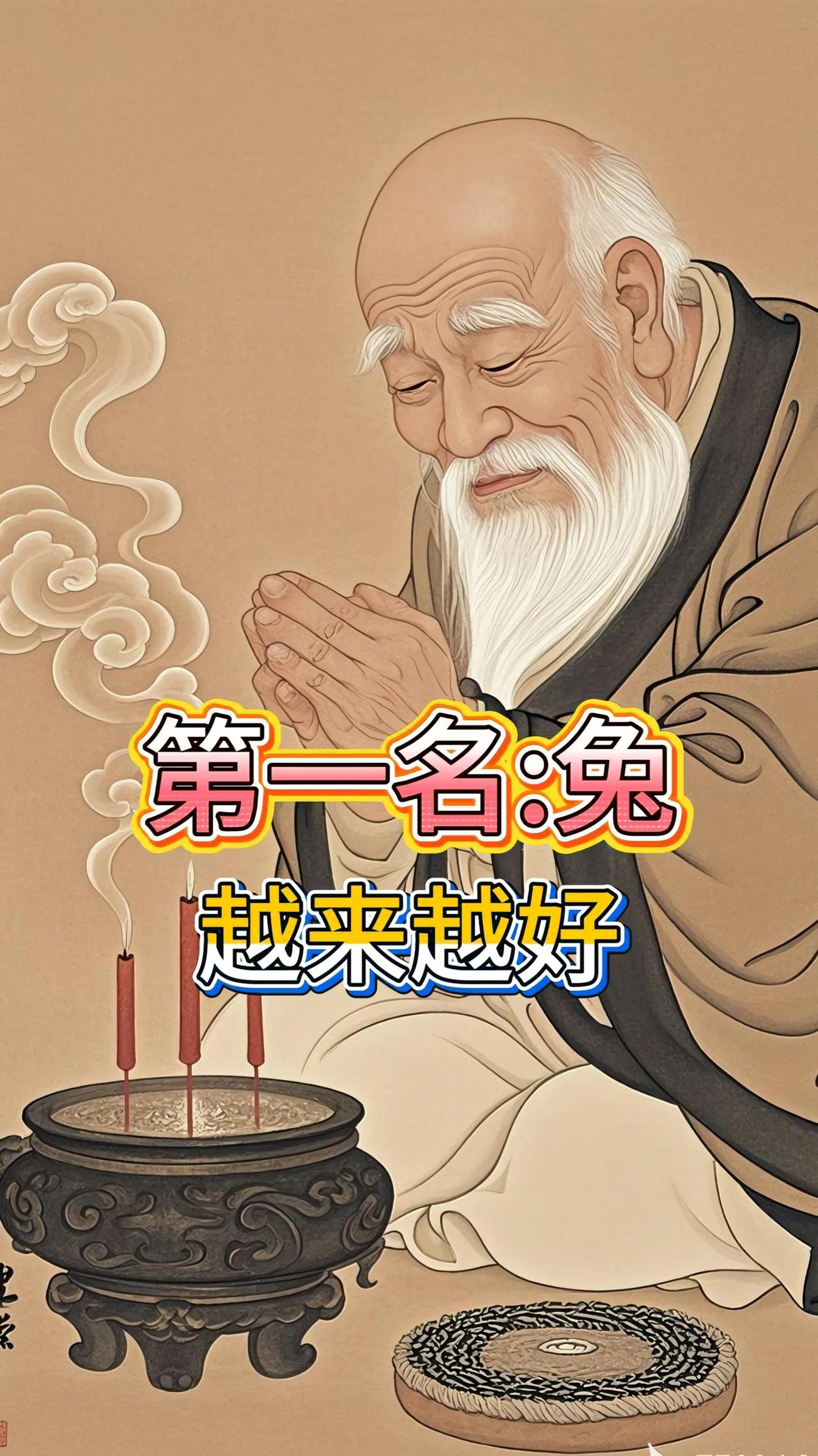 属兔的速接！这份福气错过等十二年属兔的朋友们，赶紧接住这份天降好运！画面里