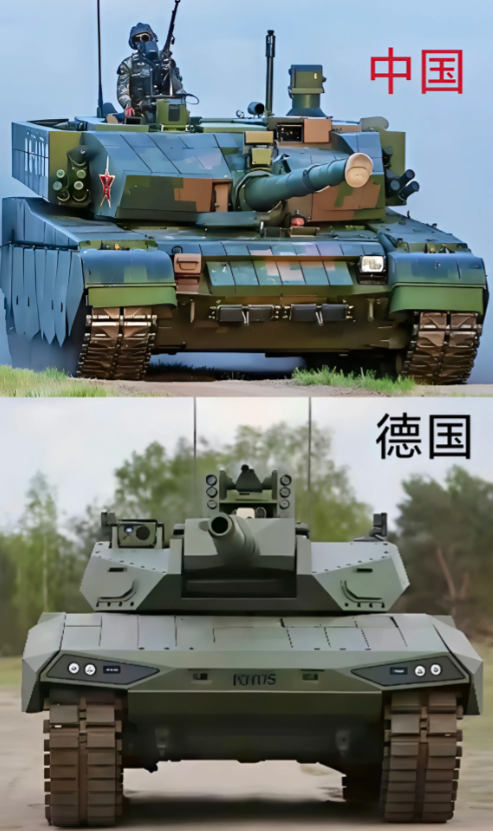 中，德两国最新主线坦克正面高清图！