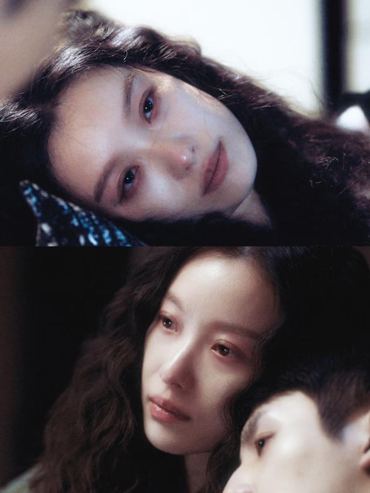 倪妮真的有点不对劲儿，她身上有点玄学，她出演的大部分作品，都是素颜出镜，