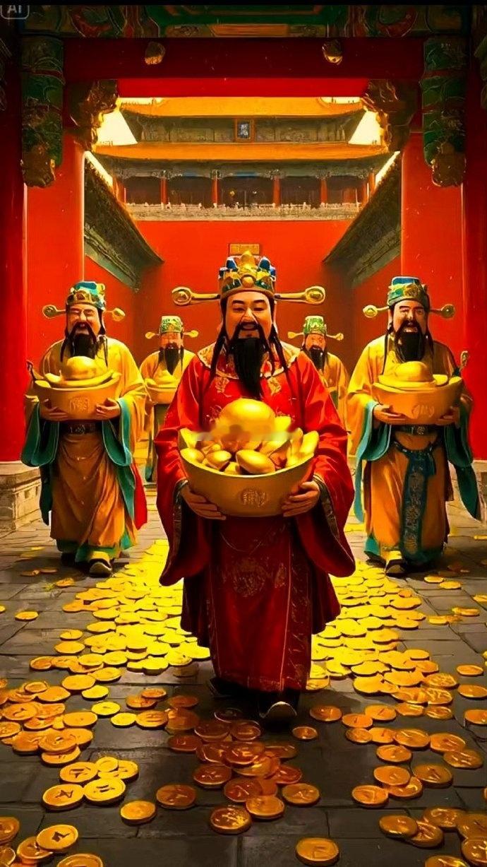 转赞接走财神爷，六月内财运爆棚，灵的！