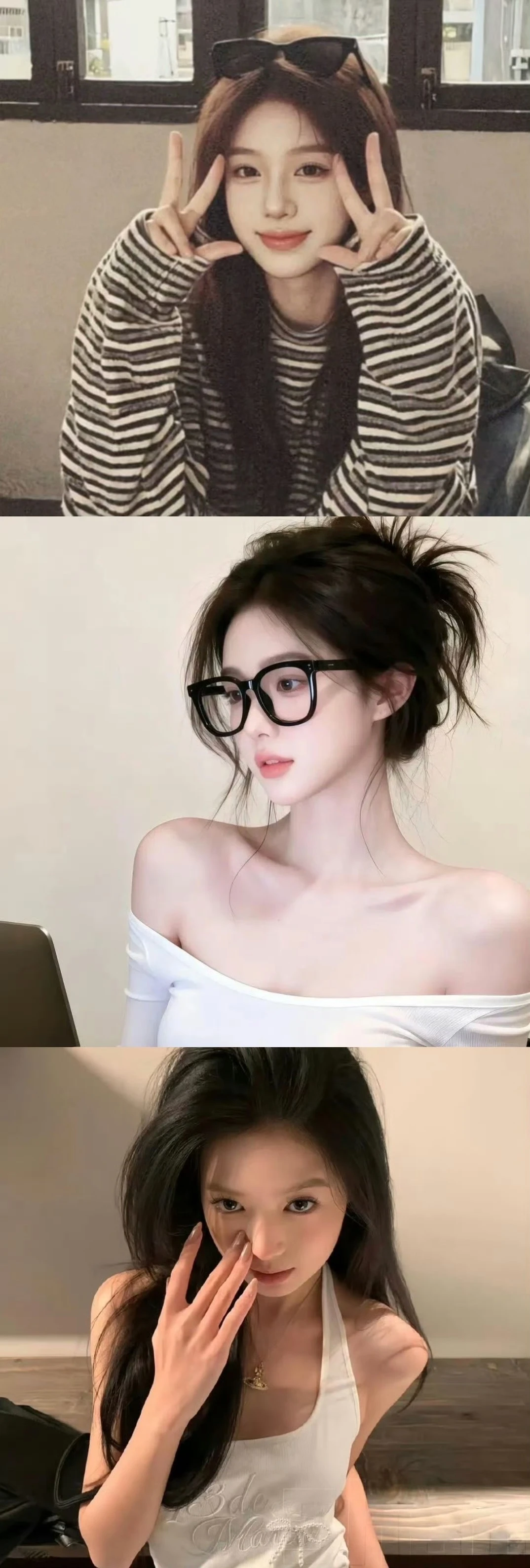 存一组清冷氛围感拍照姿势📸～