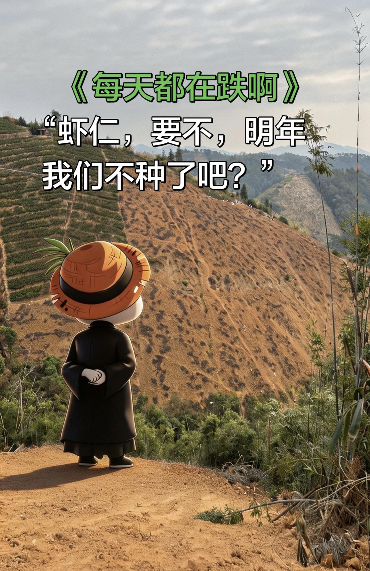 每天都在跌，虾仁，要不我们明年不种了吧？巴戟天种植巴戟天采挖