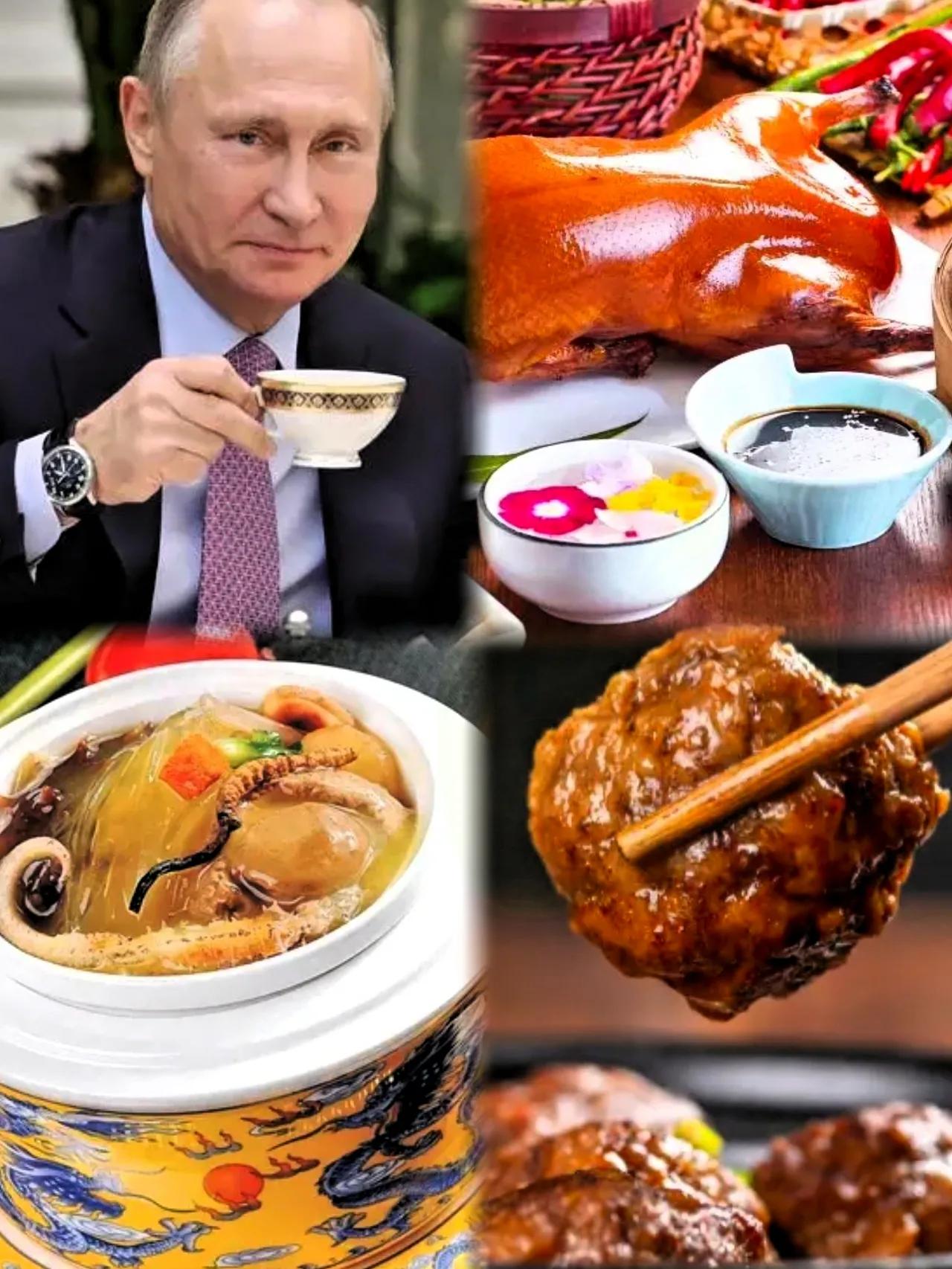 5月19日俄总统访华，国宴菜单一出来，直接给我看乐了。这位向来以沉稳行