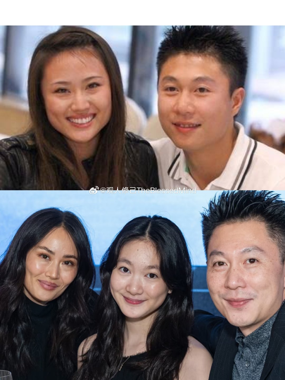 #奥莉妈妈的脸型爸爸的五官#其实奥莉妈的脸这几年变了不少，标志性的方脸收窄了，颧骨上提了不少，在家里