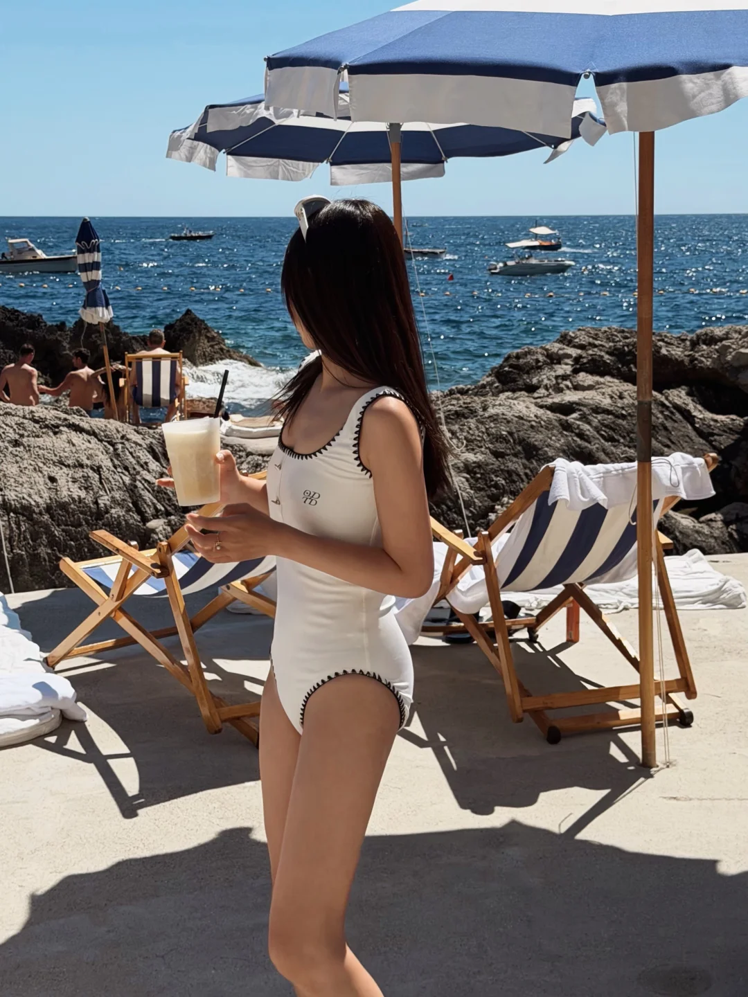 南意度假🇮🇹Capri最美海边浴场也是躺上了