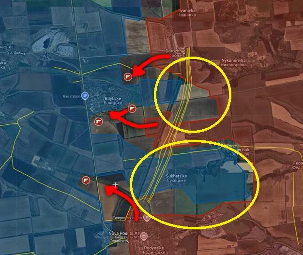 乌克兰米尔诺格勒,俄军在米尔诺格勒/罗金斯科耶以北（FoxbatFR1）为乌克兰