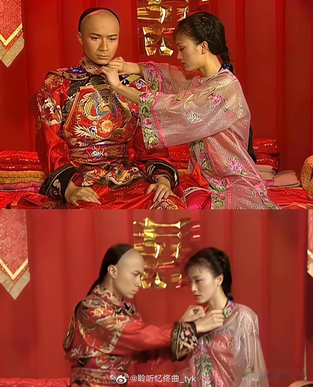 就说还珠格格里知画那睡衣，放现在简直绝了！没个对比，都不知道什么是差距啊！这也太让人惊叹了！”​