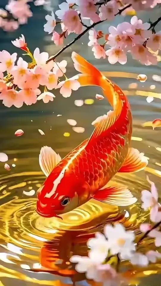 招财锦鲤，见者好运鸿运当头，七月发财