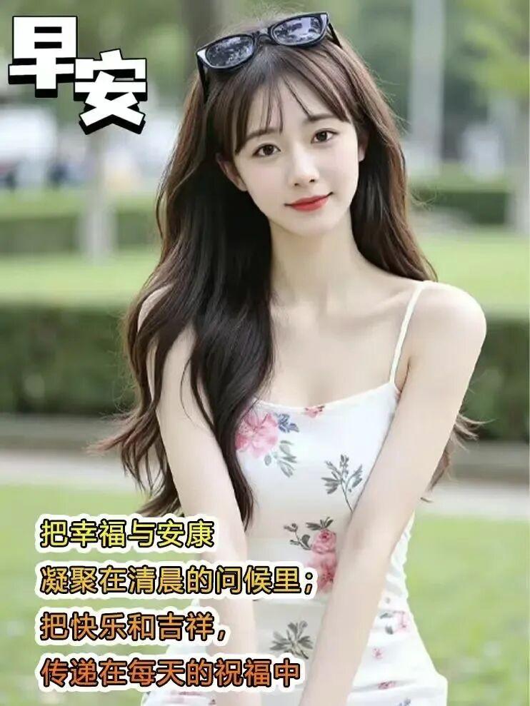 🌹💐🌺朝阳挥手，拂去所有烦忧。💖蓝天笑脸，照耀你我心头。🌊愿你一天好兴