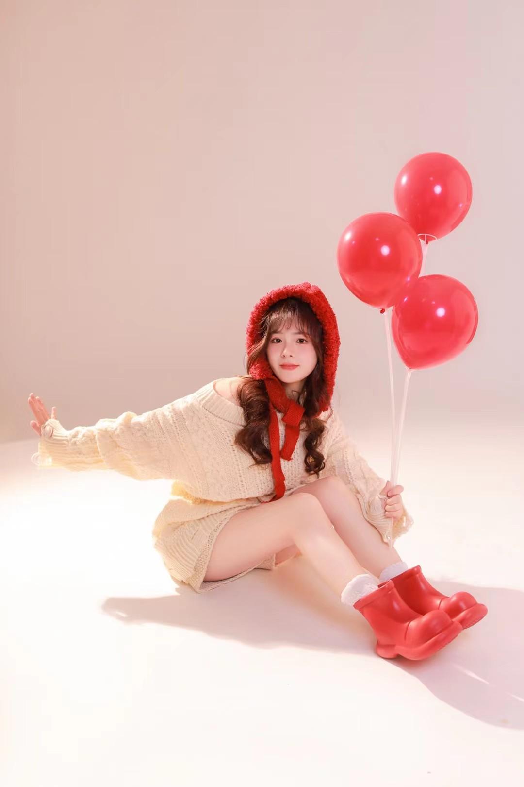 少女摄影|NO.0174期可爱少女·邂逅冬日圣诞🎄也可以这么拍很有氛围感