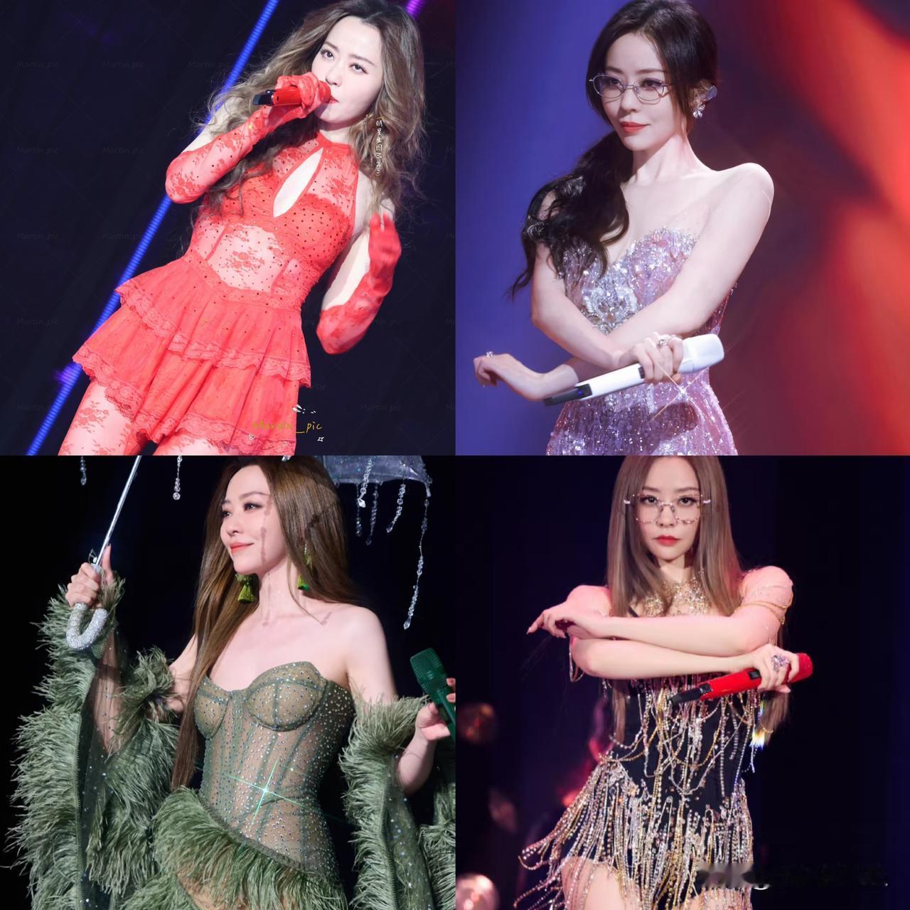 张靓颖，用她的演唱会告诉我们一个道理，一个歌手，可以丑，可以老但不能不