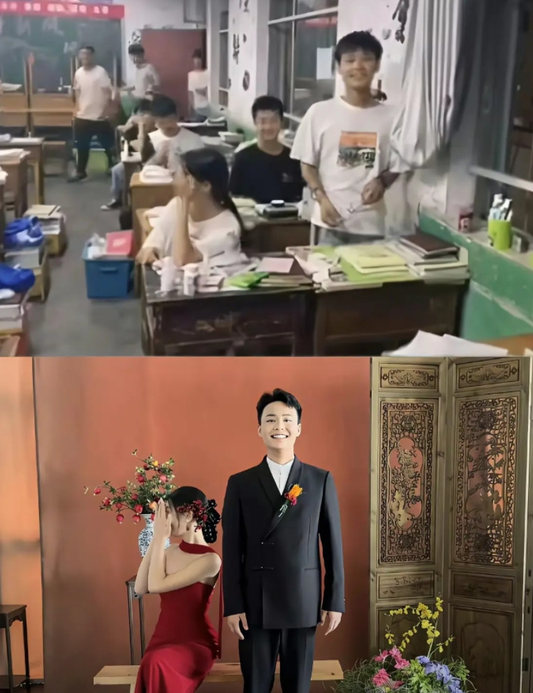 同桌能走到一起还真是不容易