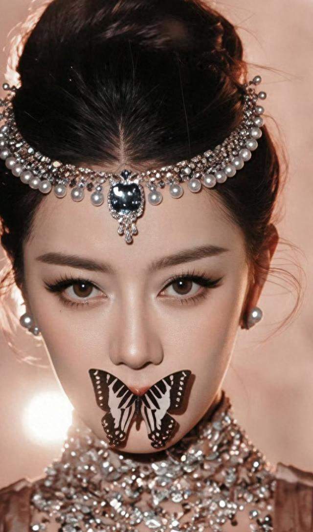 原来热巴红毯蝴蝶飞走全是巧合! 不是活蝶、没有鱼线, 一阵风出神