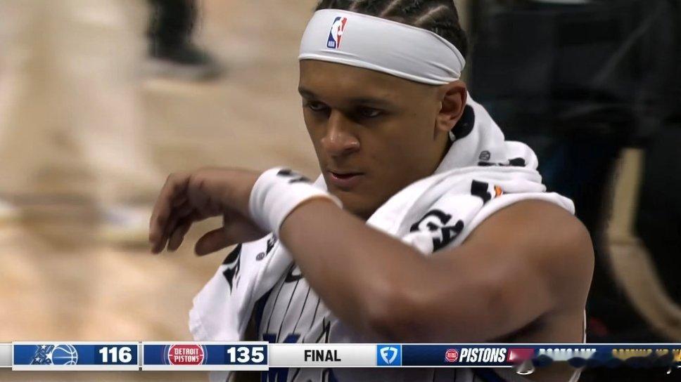 魔术不敌活塞，4连败。​​​