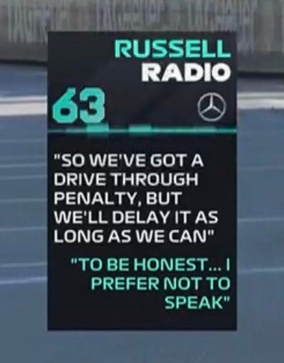 拉塞尔因为切弯获利被罚得来速[哭哭]f12025f1摩纳哥大奖赛​​​