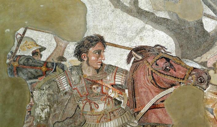 亚历山大大帝，古代世界历史上的一位传奇性人物，他的生平和征服之路被神话化，成为了