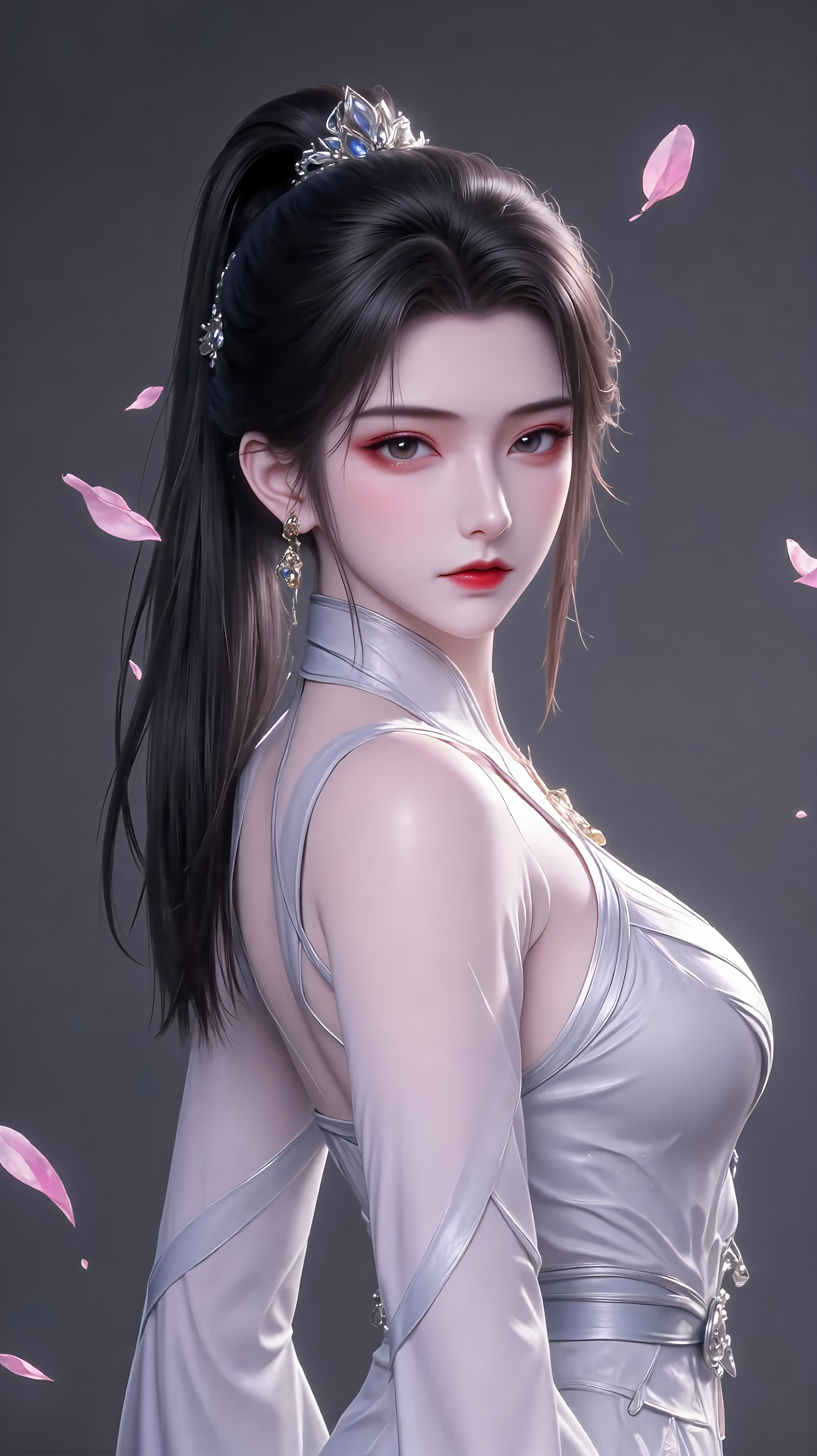 《斗破苍穹》花宗·青仙子壁纸：又美又性感，比云韵还有气质！