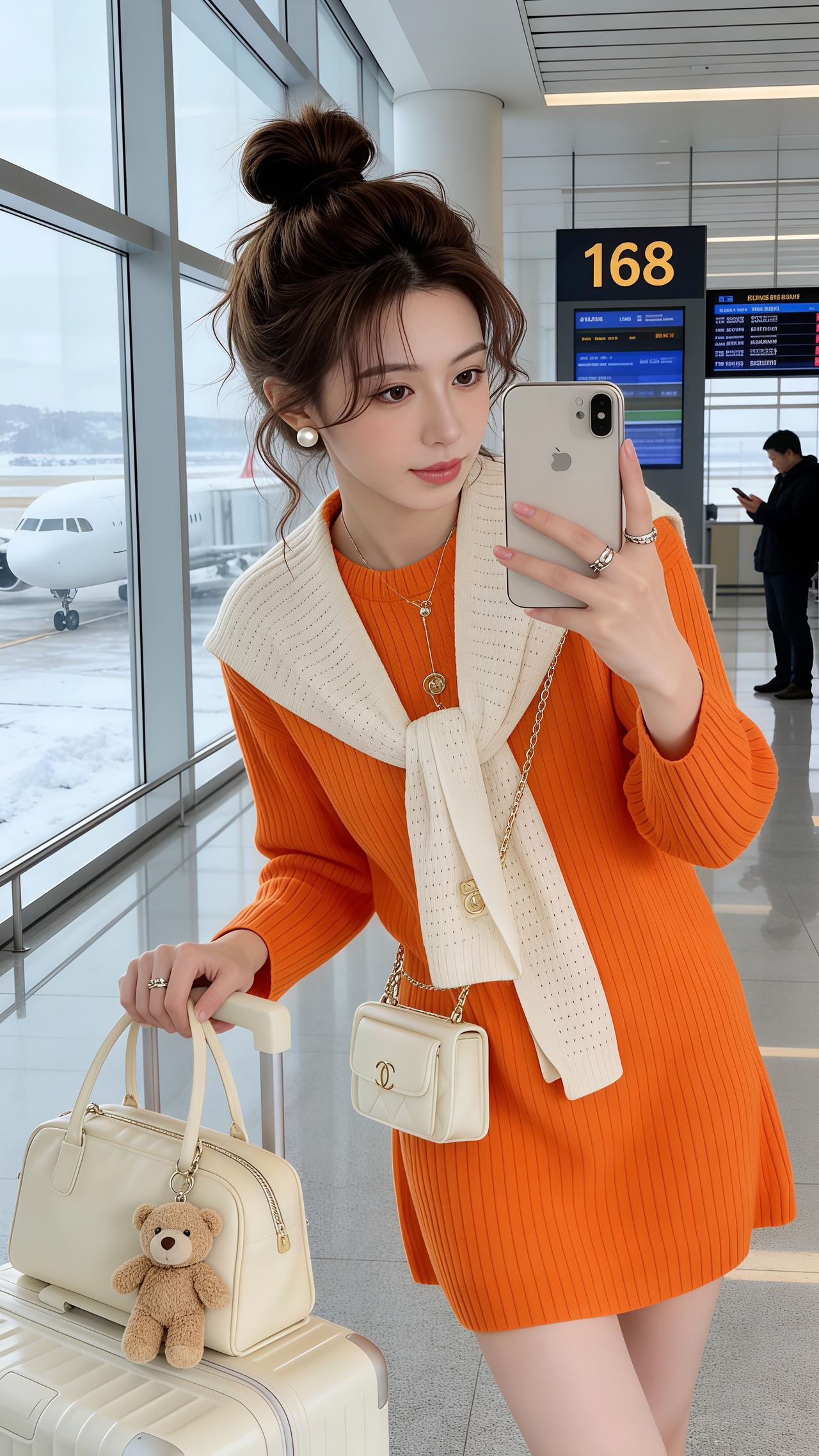 减龄气质高级穿搭针织连衣裙温柔穿搭新年穿搭