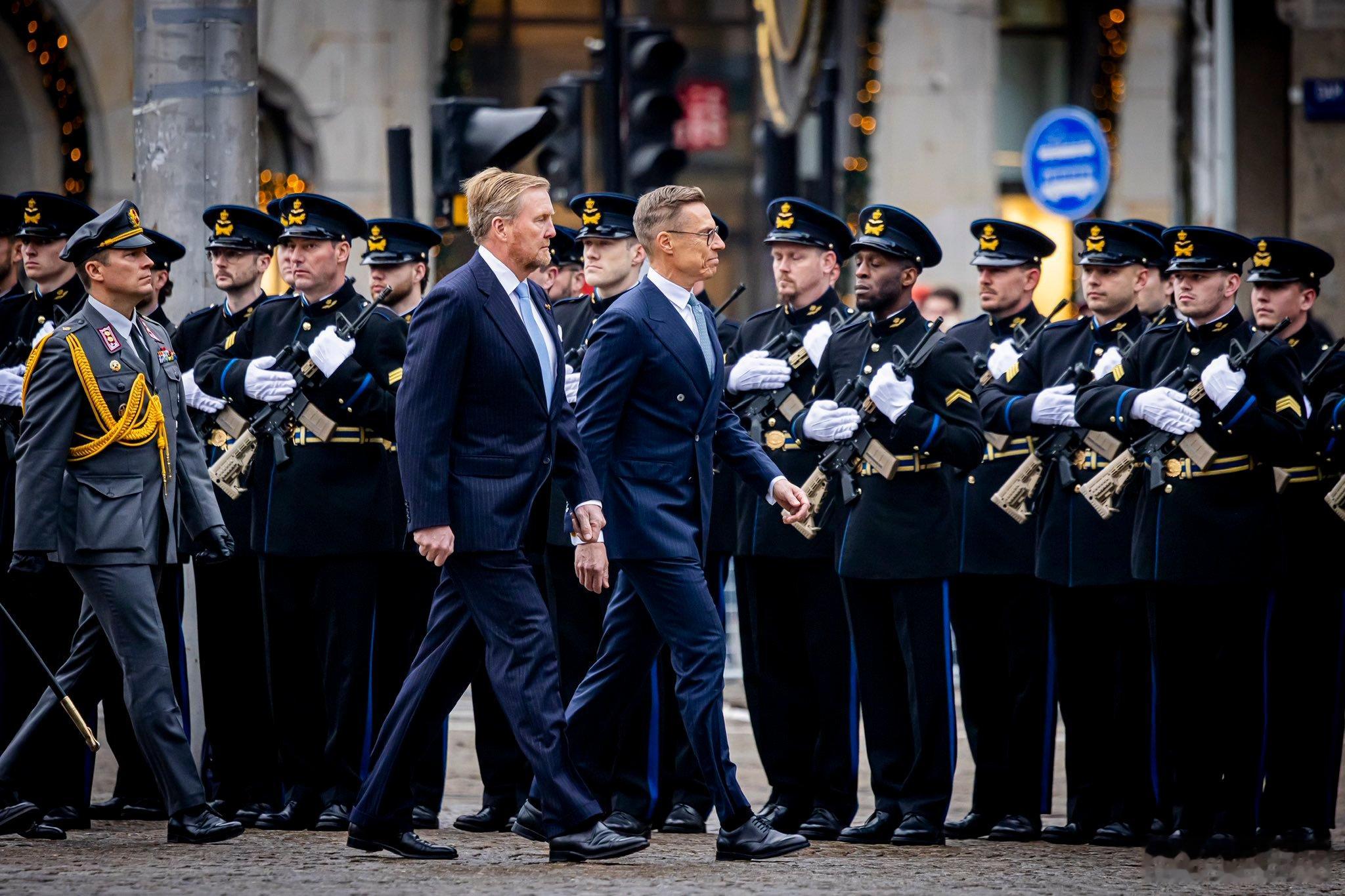 荷兰王室🇳🇱🇫🇮12月11日-12月12日，芬兰总统亚历山大·斯图布阁