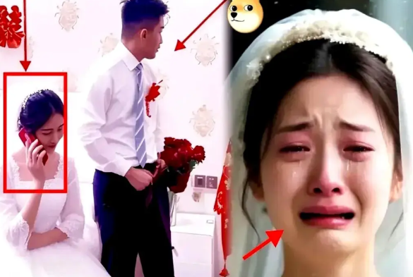 五一一对恋人办婚礼，新娘冲上热搜。在婚礼当天宾客满棚，但是新娘突然接到一个电话，